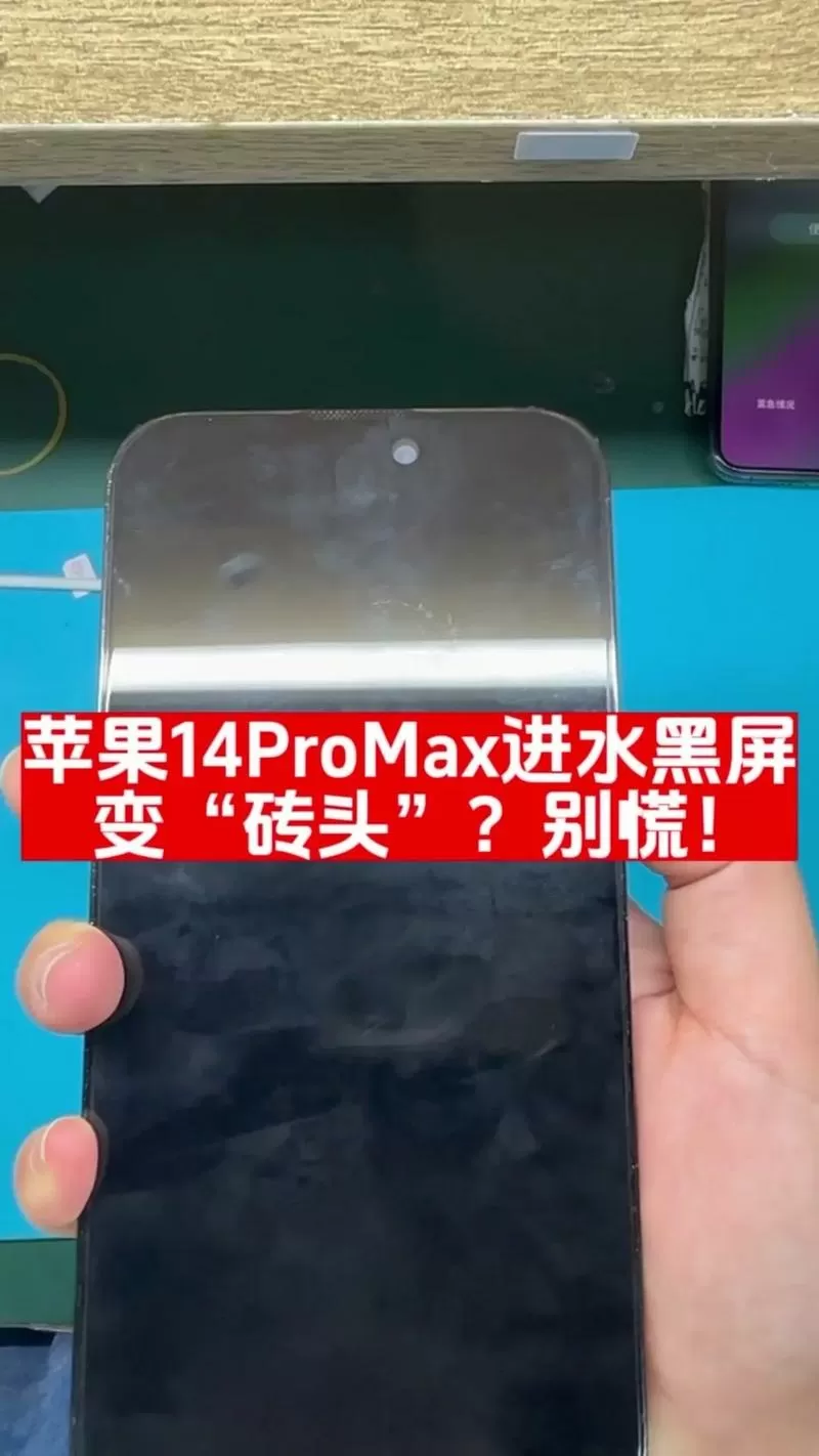 苹果14突然黑屏开不了机怎么办