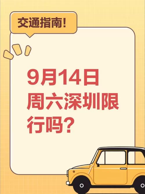 深圳周六、周日限行吗