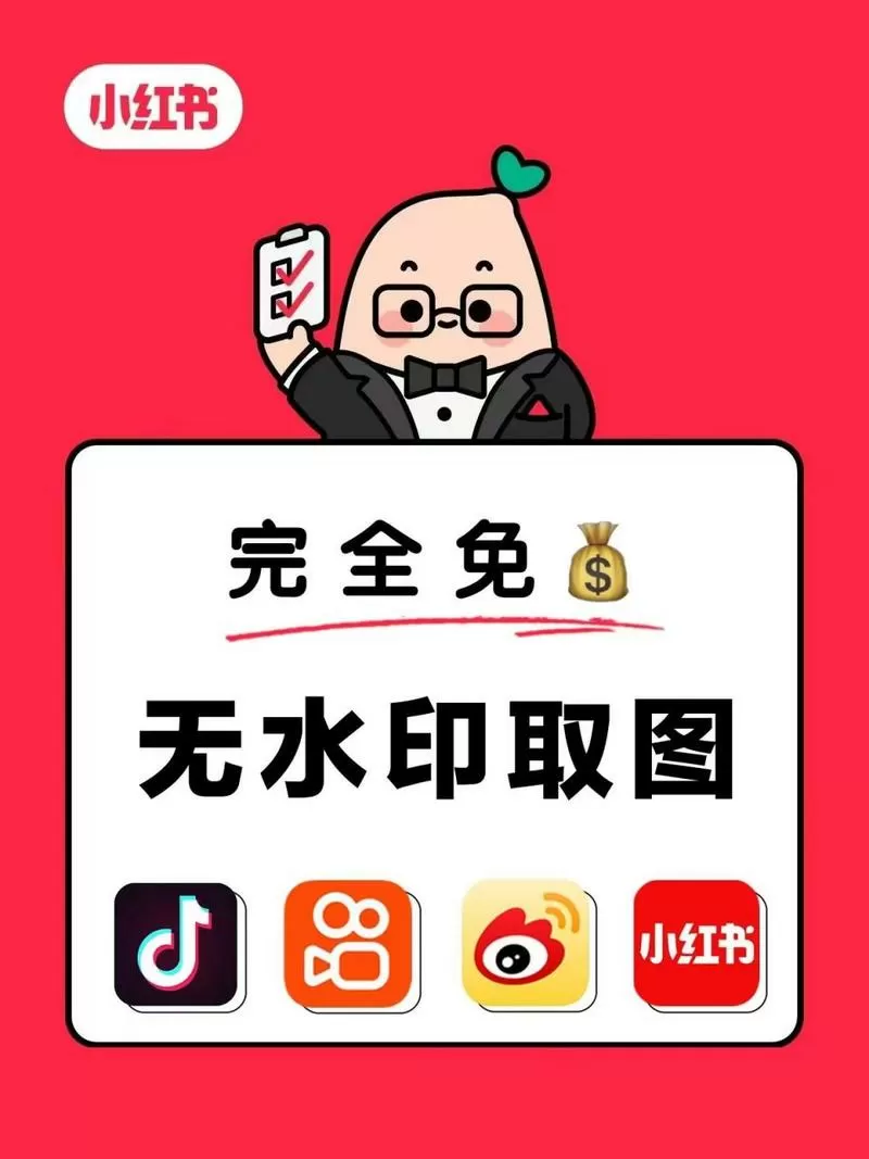小红书视频去水印保存到手机