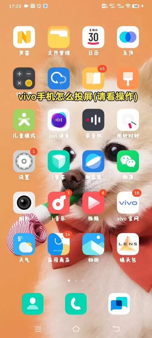 vivo手机有无线投屏功能吗