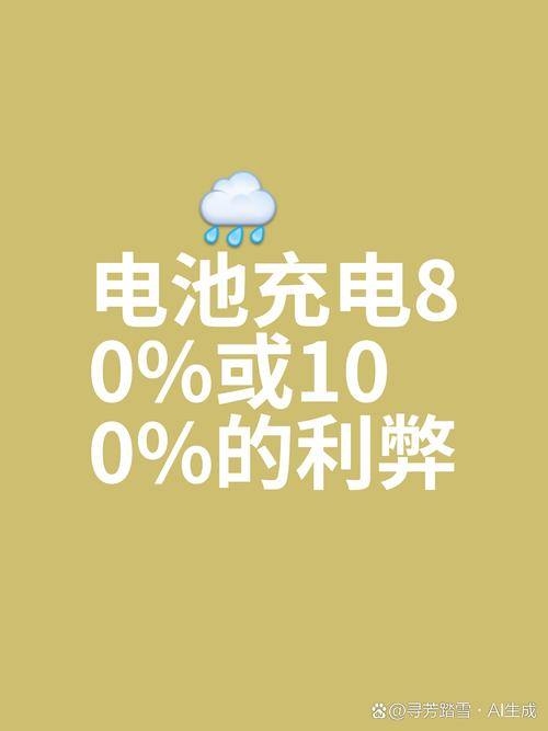 充电80%好还是100%好