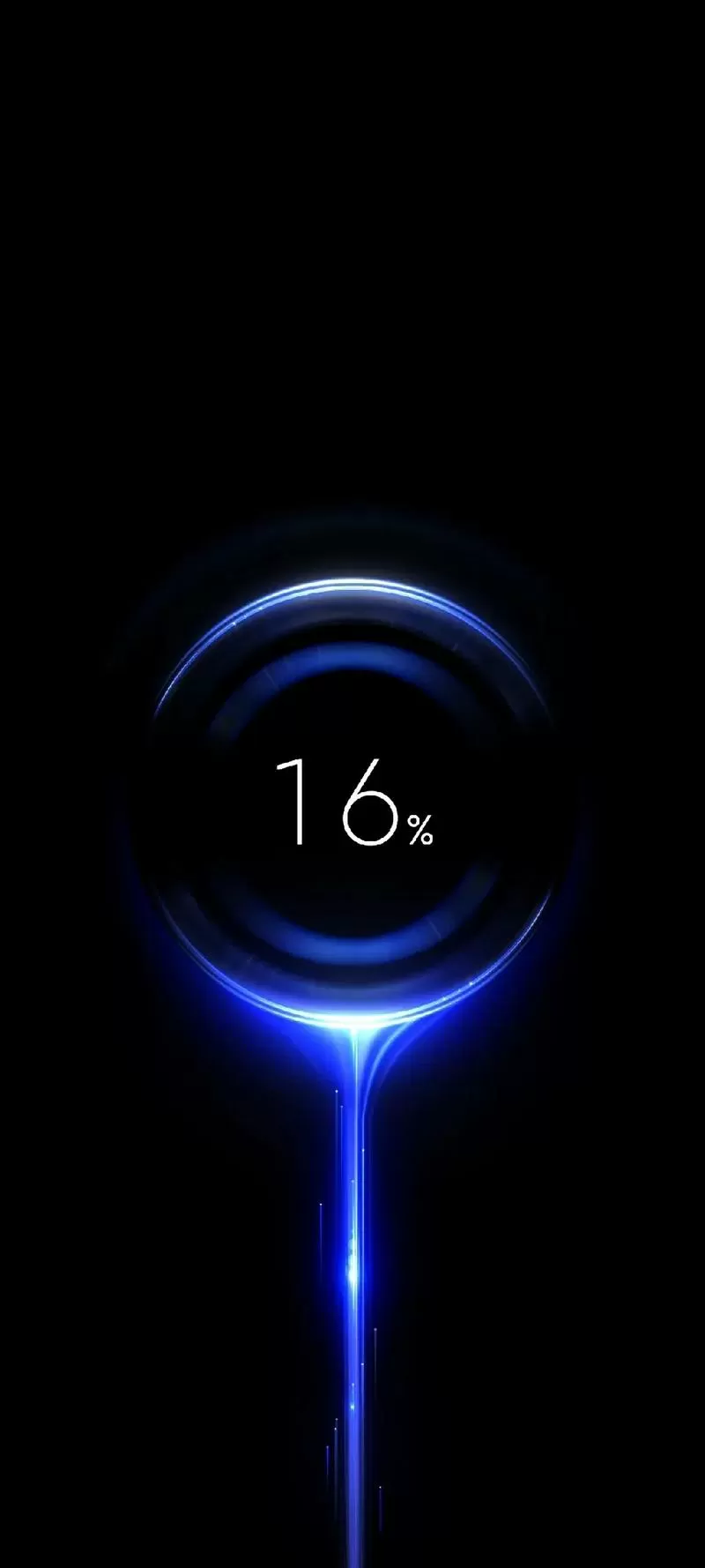 小米手机充电一直显示1%截图