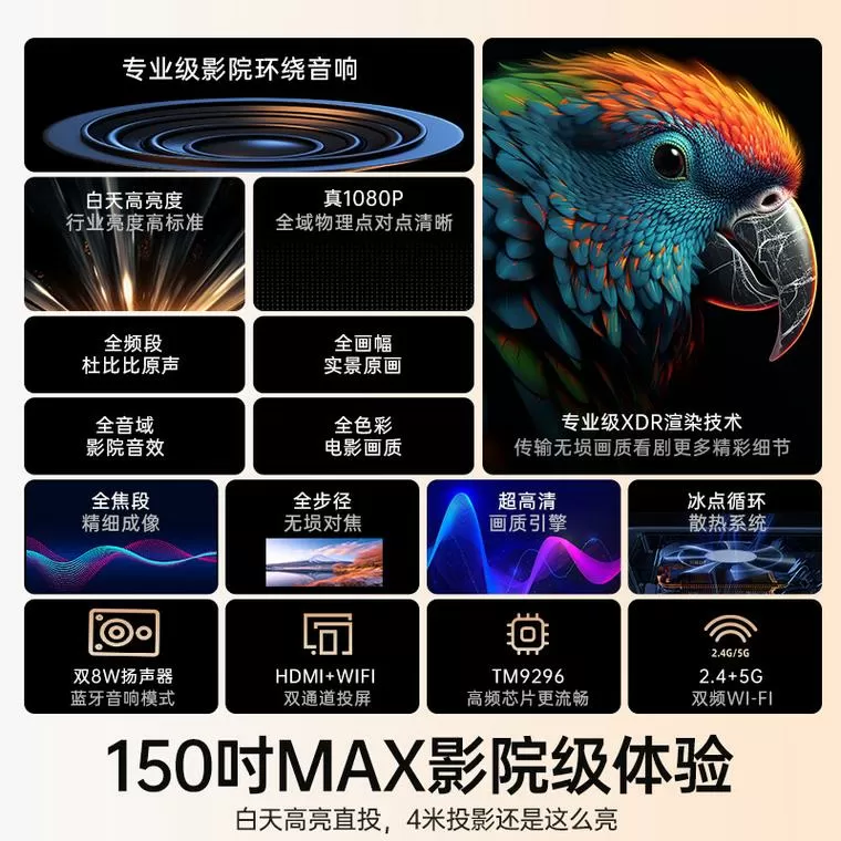 微影投影仪排行榜前十名