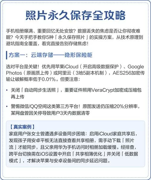 照片存哪里永久保存且清晰