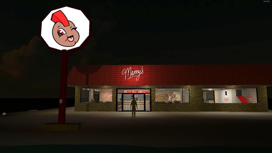 曼尼汉堡店