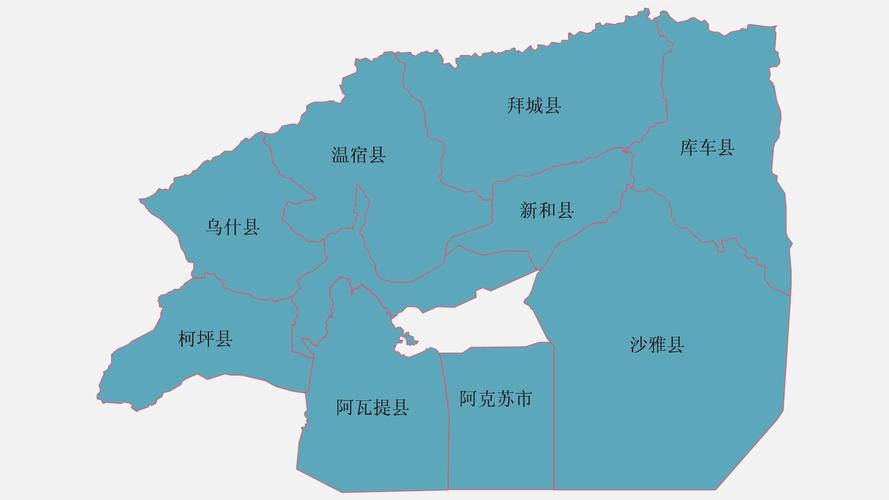 阿克苏市地图