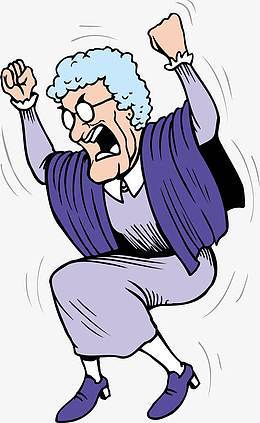 愤怒的老奶奶