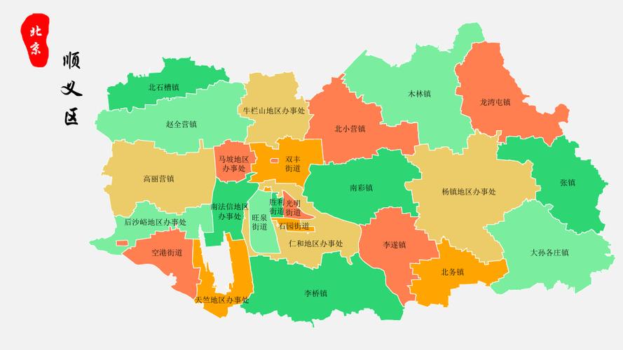 顺义地图