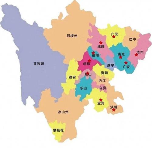 四川地图全图高清版