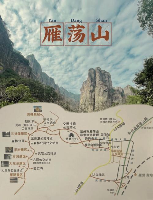 浙江雁荡山景点导游图