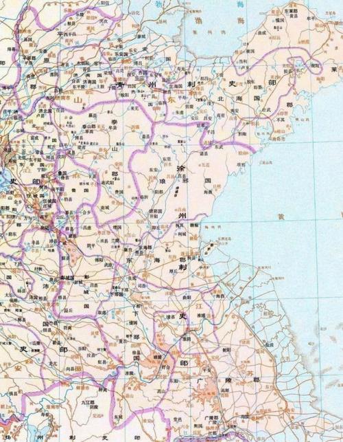 历史地图:青州、徐州(西晋)