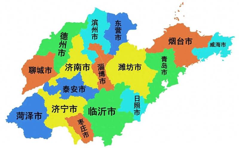 山东省地图全图高清版