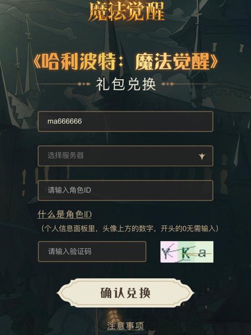 哈利波特魔法觉醒兑换码