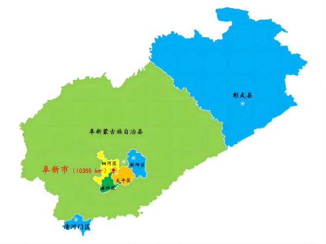阜新市地图截图