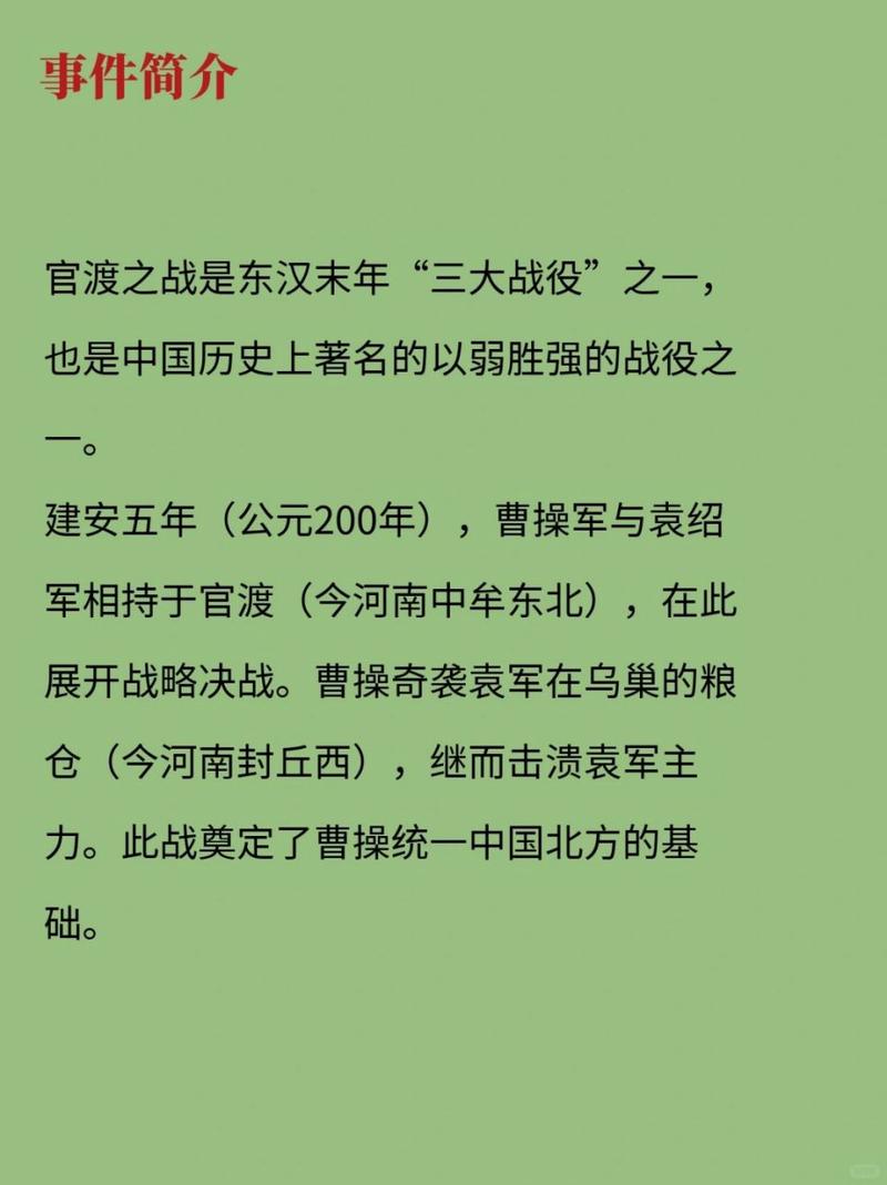 官渡之战简介图标