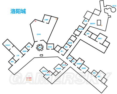 《侠客风云传》洛阳支线攻略及地图宝箱一览