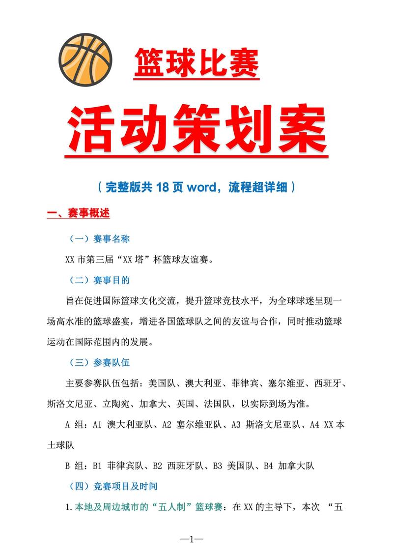 活动策划案格式缩略图