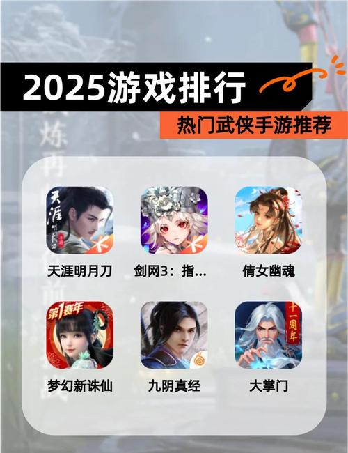 流行的武侠手游有哪些2025高人气武侠手游排行榜