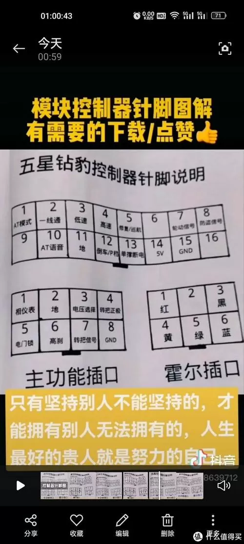 五星钻豹电动车遥控器功能图解截图