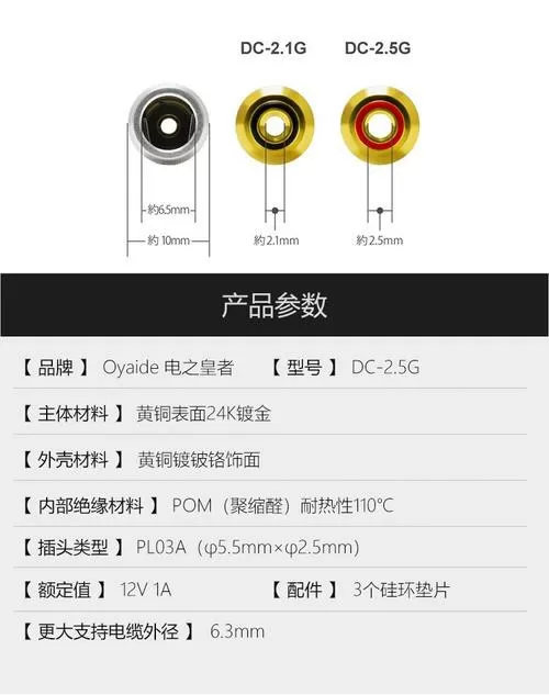dc插头有几种规格截图