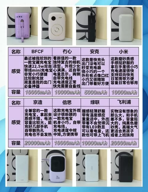 闪充最建议买三种牌子