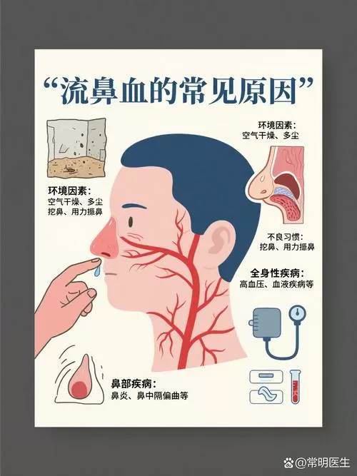 抠鼻子流鼻血什么原因