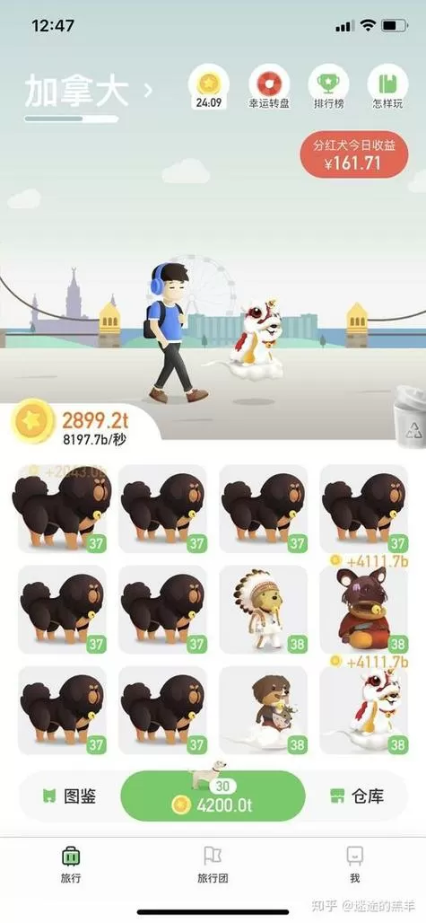 旅游世界分红犬技术