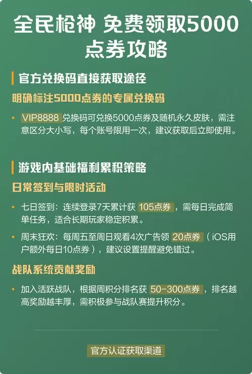 免费领取5000点券软件全民枪神