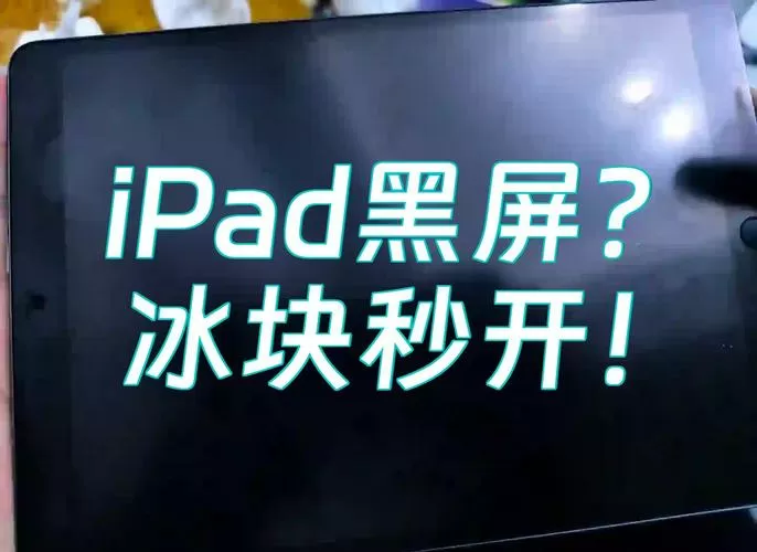 苹果平板黑屏