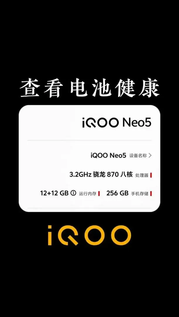 iQOO查电池健康