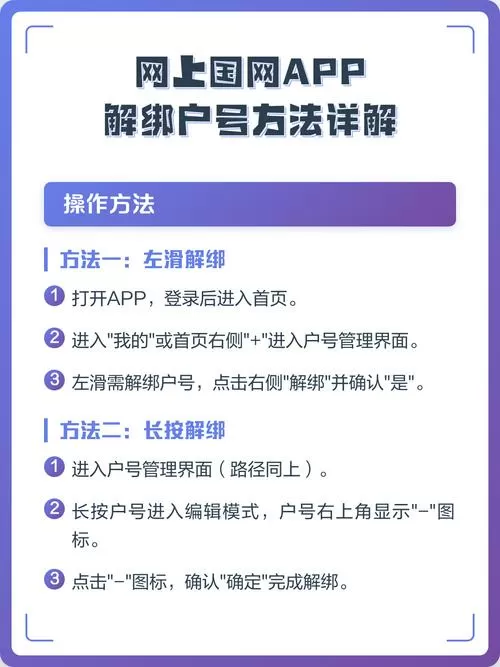 国网户号怎么解绑