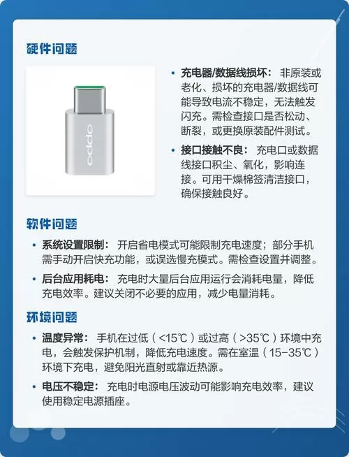 oppo闪充慢了怎么回事