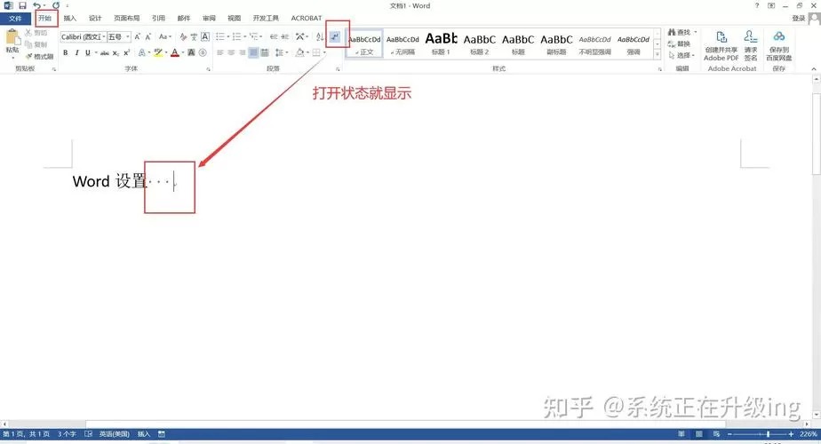 word文档空格显示点点截图