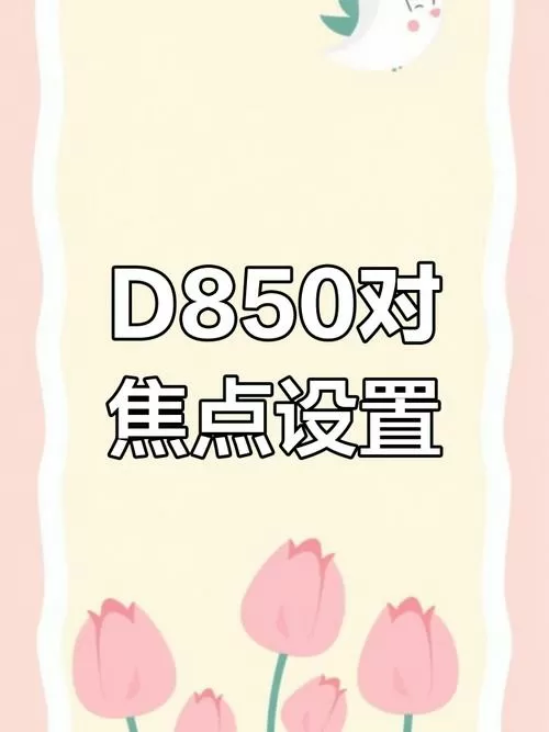 d850对焦声音开启