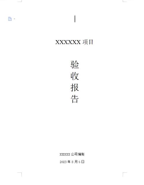 简易验收报告