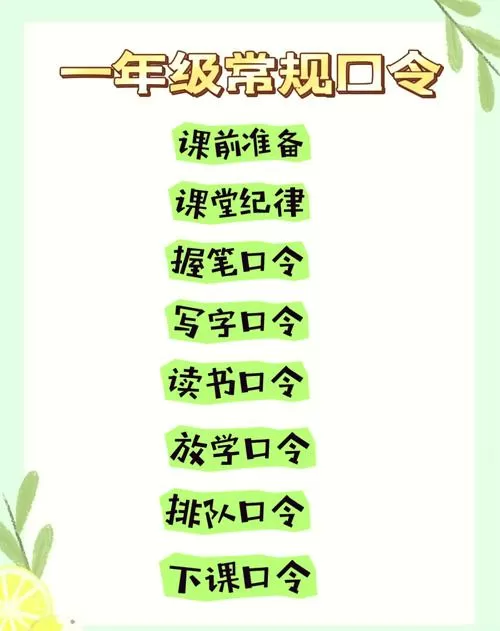 一年级几句话划分口诀图标
