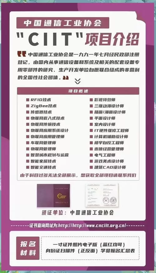 ciit证书的含金量图标